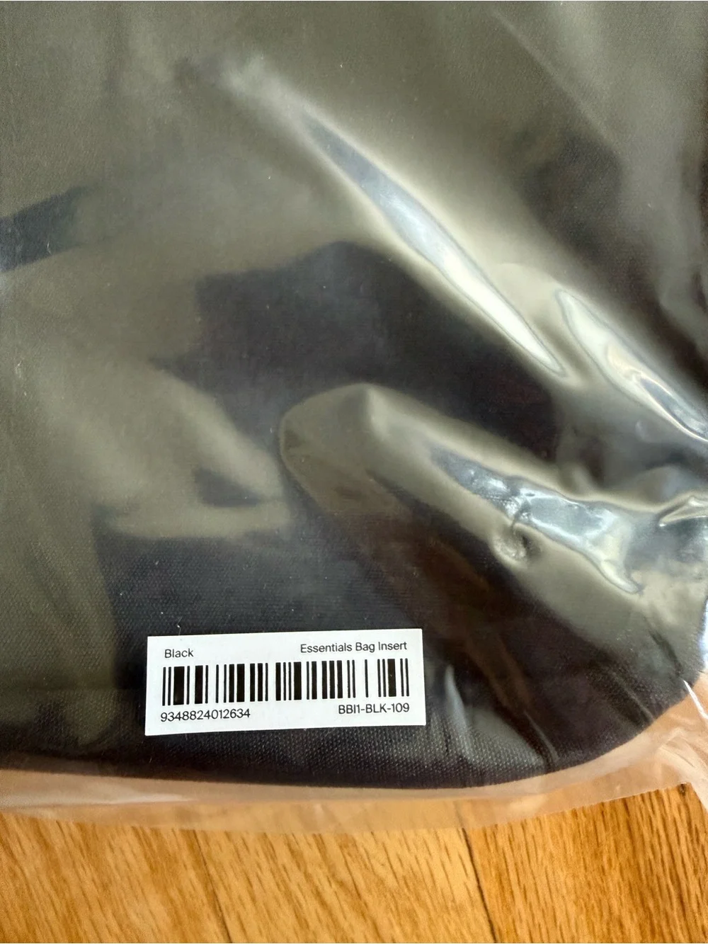NWT: Orbitkey Essentials Bag Insert - Black, new in original packaging, unopened